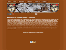 Tablet Screenshot of anvilbrewery.com